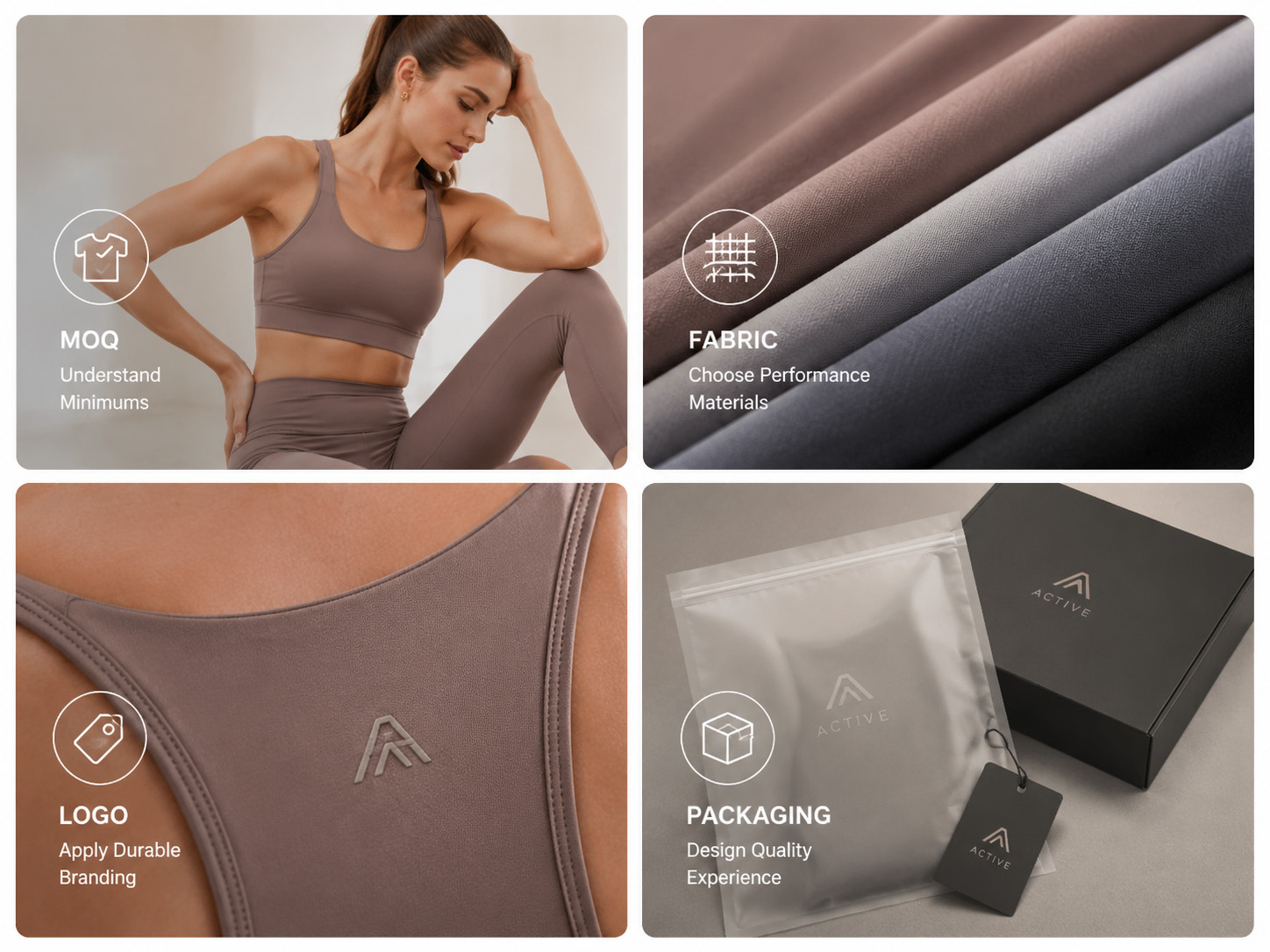 Custom Yoga Sets: Sample, Bulk Production and Quality Control Process