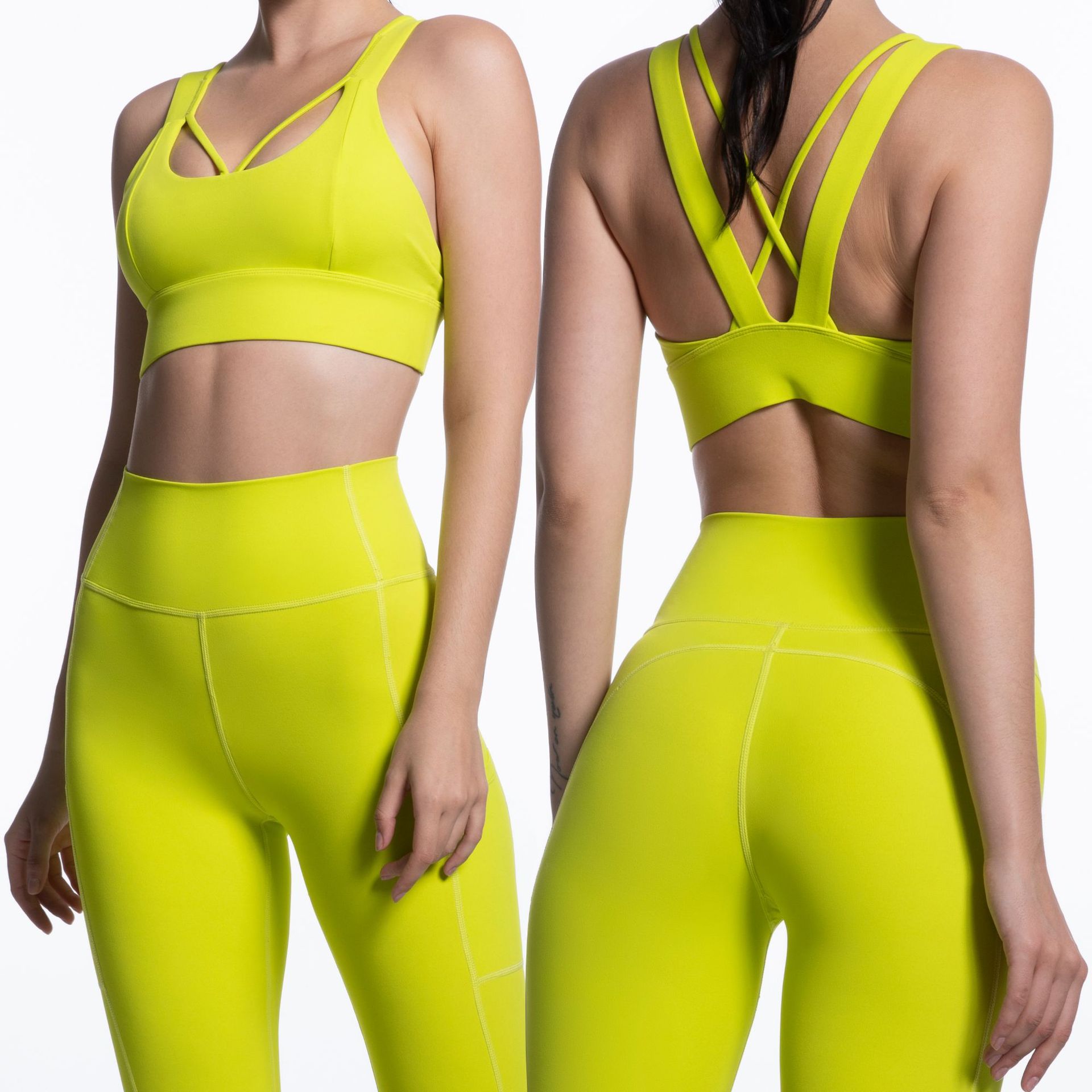 2023 neue LULU Sport-BH-Fitness-Kleidung Fitness Wear Padded Sexy Women Tops Athletic Yoga Bra Großhandel